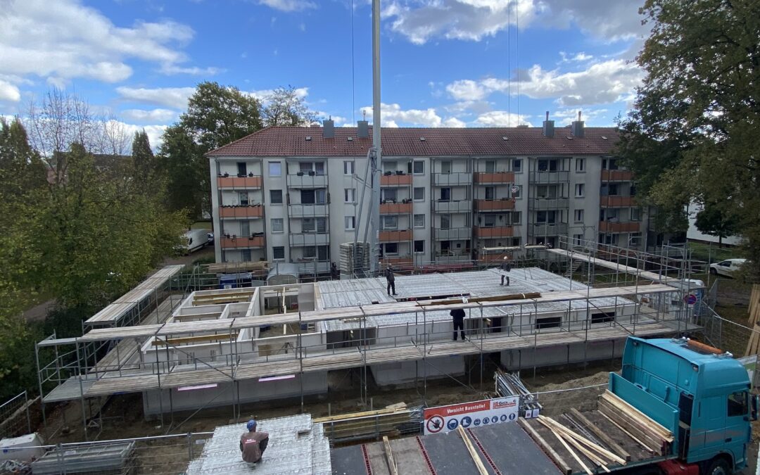 Geplante Nachver­dichtung  am Strampel läuft an